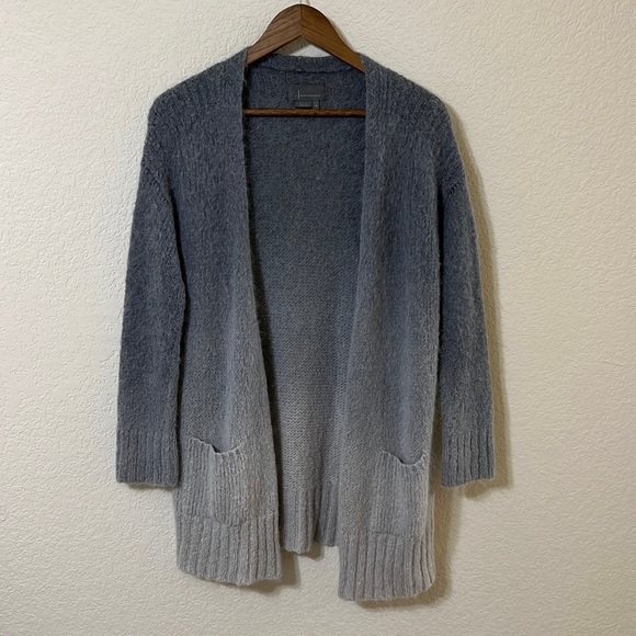Anthropologie | Jenee Ombré Alpaca Blend Open Front Cardigan XS - Picture 2 of 6